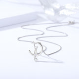 Collier lune chat en argent Sterling pour femmes, pendentif polyvalent, mode hiver, nouveau cadeau de saint valentin