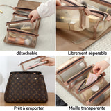 trousse de toilette voyage  150g Résistant à l'abrasion Bretelles portables Zonage réglable Maille nylon Trousse de Toilette Femme