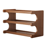 Étagère à épices 30x20x36cm Étagère de rangement multicouche multifonctionnelle en bois massif pour salon et chambre à coucher