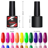 Kit de vernis à ongles gel 23 pièces 8,5 ml chacune différentes couleurs finition brillante et mate ensemble de vernis à ongles