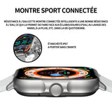 Montre intelligente 100 Modes 1.83 Pouces montre connectée femme homme montre de sport appels numérotation montre sport connectée