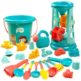 Jouets de plage colorés 23 PCS en PP Animaux marins Accessoires variés Outil essentiel pour développer la créativité Jouets de Sable