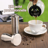 Presse à café 51mm 693g tasseur café en acier inoxydable solide usage domestique dispositif poignée ergonomique café fournitures