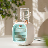 Ventilateur de pulvérisation charge usb ventilateur d'humidification muet étudiant dortoir bureau bureau petit ventilateur