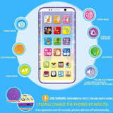 Éducation précoce apprentissage multifonctionnel téléphone portable chargement jouet chanson écran téléphone portable