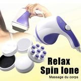 Masseur 25W masseur electrique portable avec 8 têtes de massage polyvalents masseur electrique professionnel 3D electric roller