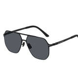 Lunettes de soleil de conduite sans vis à une boucle pour hommes Lunettes de soleil polarisées en nylon super élastique fin