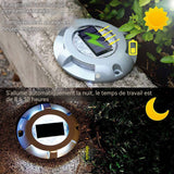 Lampe solaire extérieur 1 pièces lampe solaire au sol blanc chaud et blanc froid lampe solaire pour jardin pelouse borne solaire