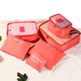 sac de rangement pour le voyage  Ensemble de 6 pièces  Grande capacité Rangement par catégorie  Poignée large Commode et pratique
