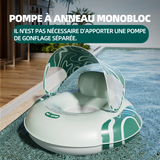 Anneau de natation 16x10x34cm anneau natation gonflable siège gonflable pour enfants pompe à anneau monobloc siège enfants cercle