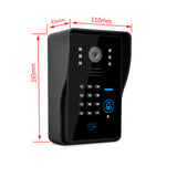 Interphone vidéo filaire 7 pouces sonnette villa bâtiment interphone mot de passe télécommande déverrouiller sonnette électronique