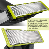 Lames de rasoir 3PCS recharges de lames pour homme humide et sèche conçu pour un rasage de près 3 lames rasoir de remplacement