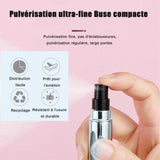 Flacon parfum vide 5ml 2 pcs vaporisateur parfum voyage recharge parfum–spray compact élégant et anti-fuite flacon parfum vide