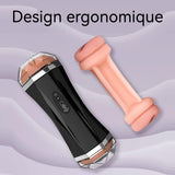 Masseur LCC® homme électrique femme vibrant gay vibromasseur double tête réaliste sextoy