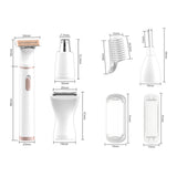 Epilateur de poils d'aisselles pour femme épilateur privé épilateur de poils pubiens pour femme électrique Tondeuse à sourcils
