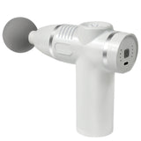 Massage 800mAh 3500r/min 14x14cm écran tactile mode bouton massage musculaire électrique 8 vitesses 12 têtes massage profond blanc