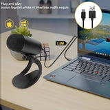 Microphone 20KHZ câble TYPE-C haute vitesse de 1,5m transmission USB à haut débit distance sans perte supérieure à 1 mètre bruit