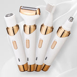 Rasoir pour femmes 4 en 1 épilateur corporel épilation des poils pubiens épilation des aisselles épilateur électrique pratique