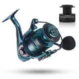Moulinet de pêche rapport de vitesse 4,7:1 force de freinage maximale 15,5 kg roulements en acier inoxydable à double étanchéité
