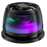 Enceinte bluetooth 5,7x5,7x3,9cm 250Hz-20kHz bluetooth 5.3 mini haut-parleur magnétique bluetooth avec effet de lumière colorée RGB