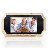 Sonnette visuelle HD anti-effraction vidéo 4.3 pouces photo électronique sonnette cat-eye détection de mouvement sonnette maison