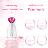 Vapeur Visage Vaporisateur 280W Vapeur Visage Sauna Spa Facial Chaude Nano Ionique 40 degrés de température constante hydratante