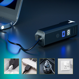 Lumiere velo 1500mah 4 Modes lampe velo rechargeable USB eclairage velo 800 Lumens IPX5 lumière de vélo pour les trajets et VTT