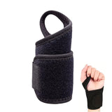 Protège-poignet enroulement noir léger et confortable réglable longue durée support antidérapant matériaux de haute qualité sport