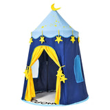 Tente de jeu enfant bleu d'intérieur pour garçons et filles maison jeu tent house château pour enfant portatif cadeaux enfants