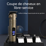 Tondeuse cheveux tondeuse barbe homme barbe kit de tondeuse rasoir étanche tondeuse à cheveux tondeuse corps précision