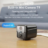 Caméra de surveillance haute définition 1080P Usage domestique Vision nocturne infrarouge Surveillance de la sécurité  Sans fil