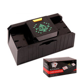 Mélangeur de cartes 23,2 x 11 x 11,5 cm mélangeur électrique à induction deux modes d'alimentation batterie et prise de type c