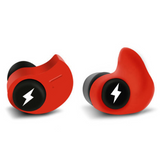 Bouchon d'oreille 9-12mm diamètr rouge bouchons d'oreille en silicone réduction du bruit réutilisables bouchons d'oreille sommei