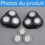 Tete de Rasoir 2 boîtes de 6 lame Tete de Rasoir pour compatibles avec les rasoirs S1000 à S4000 2 boîtes lame rasoir Têtes Rasoir