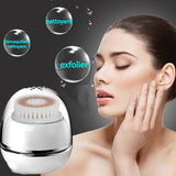 Brosse Nettoyante Visage Électrique 3 vitesses 2 têtes de brossage Etanche IPX6 Portable brosse nettoyante visage electrique massage