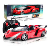 Jouets voiture de course  28*12*9cm Jouets électriques pour enfants Batterie longue durée  Avec lumières Télécommande sans fil