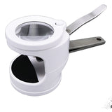 Coupe ongles LED Multifonction avec Loupe 3.5x  Coupe Ongles Amovible Coupe Ongles avec Support de positionnement et Lime en Métal