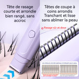 Épilateur electrique 2 en 1 double tête rechargeable étanche épilateur pour femme épilateur visage pour femmes mini épilateur