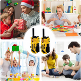 Talkie walkie enfants 200 m distance de transmission de interphone sans fil appel en un clic cadeaux jouets interactifs d'extérieur
