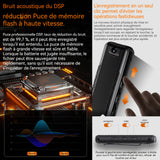 Mini camera sans fil 1080p 20 millions pixels 6 led wifi vision nocturne infrarouge conception du clip arrière avec 64 Go mémoire