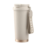 Mug Isotherme 500ml tasse thermos à café revêtement en céramique en acier inoxydable 316 conception portative scellé et étanche
