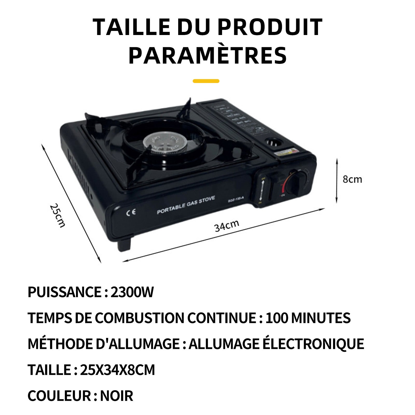 Cuisinière À Gaz Portable À Double Usage Réchaud Pour Butane Réservoir Liquéfié Réservoir Cuisinière À Gaz Portable À Double Usage Réchaud Pour Butane Réservoir Liquéfié Réservoir