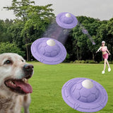 Jouet pour animaux de compagnie chien soucoupe volante en caoutchouc jouet dents résistant Frisbee chien jouet Frisbee