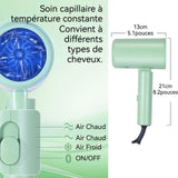 Sèche-cheveux 2600 W Couleur Morandi Trois réglages de température Puissance élevée Portable et pliable Sèche-cheveux puissant