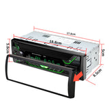 Lecteur MP3 pour voiture 18.8*8.5*5.8cm  Radio FM  Télécommande sans fil  Prise en charge de la lecture de la carte U-Disk TF AUX