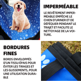 Housse siège135x140cm voiture  pour chien animaux  protection de siège arrière couvre banquette d'auto tapis de voiture pour animaux