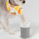 Nettoyeur de pattes 14,5 x 9 cm Poils doux antibactériens Manuel Lavage facile des pieds Pour chats et chiens Nettoyeur Pattes
