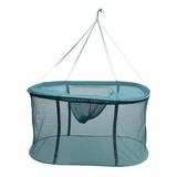 panier à poisson 25x20cm mangeoire pour poissons cage de pêche panier poisson orbiculaire à filet flottante protection des poissons