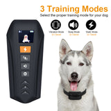 Dispositif anti-aboiement rechargeable anti-aboiement 800 mètres longue distance télécommande choc électrique collier de chien