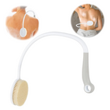 Brosse de bain 35x27x8cm en forme de U arrière à long manche pour douche épurateur de dos incurvé pour personnes âgées handicapées